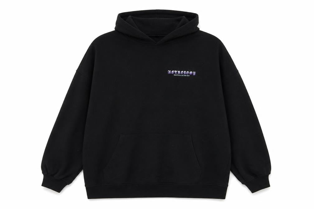 H&M Womens Black Cotton Pullover Hoodie Size M Pullover