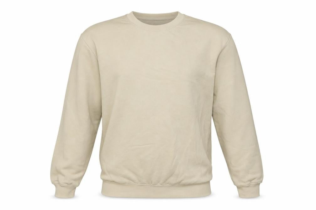 H&M Mens Beige Cotton Pullover Sweatshirt Size S