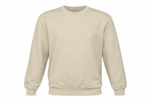 H&M Mens Beige Cotton Pullover Sweatshirt Size S