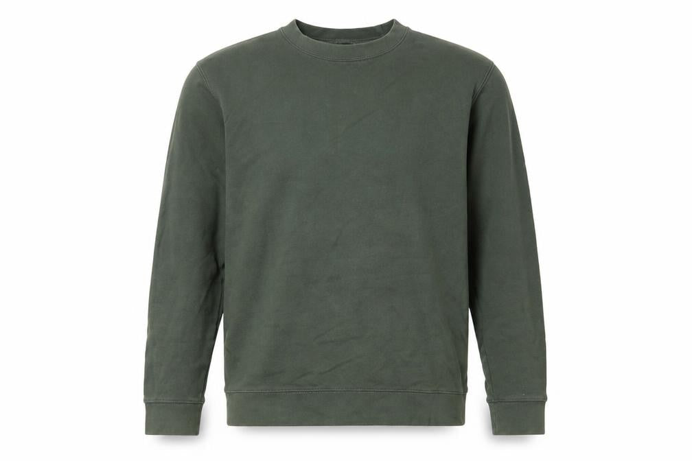 Topman Mens Green Cotton Pullover Sweatshirt Size XS