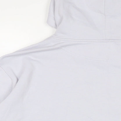 H&M Womens Blue Cotton Pullover Hoodie Size M Pullover