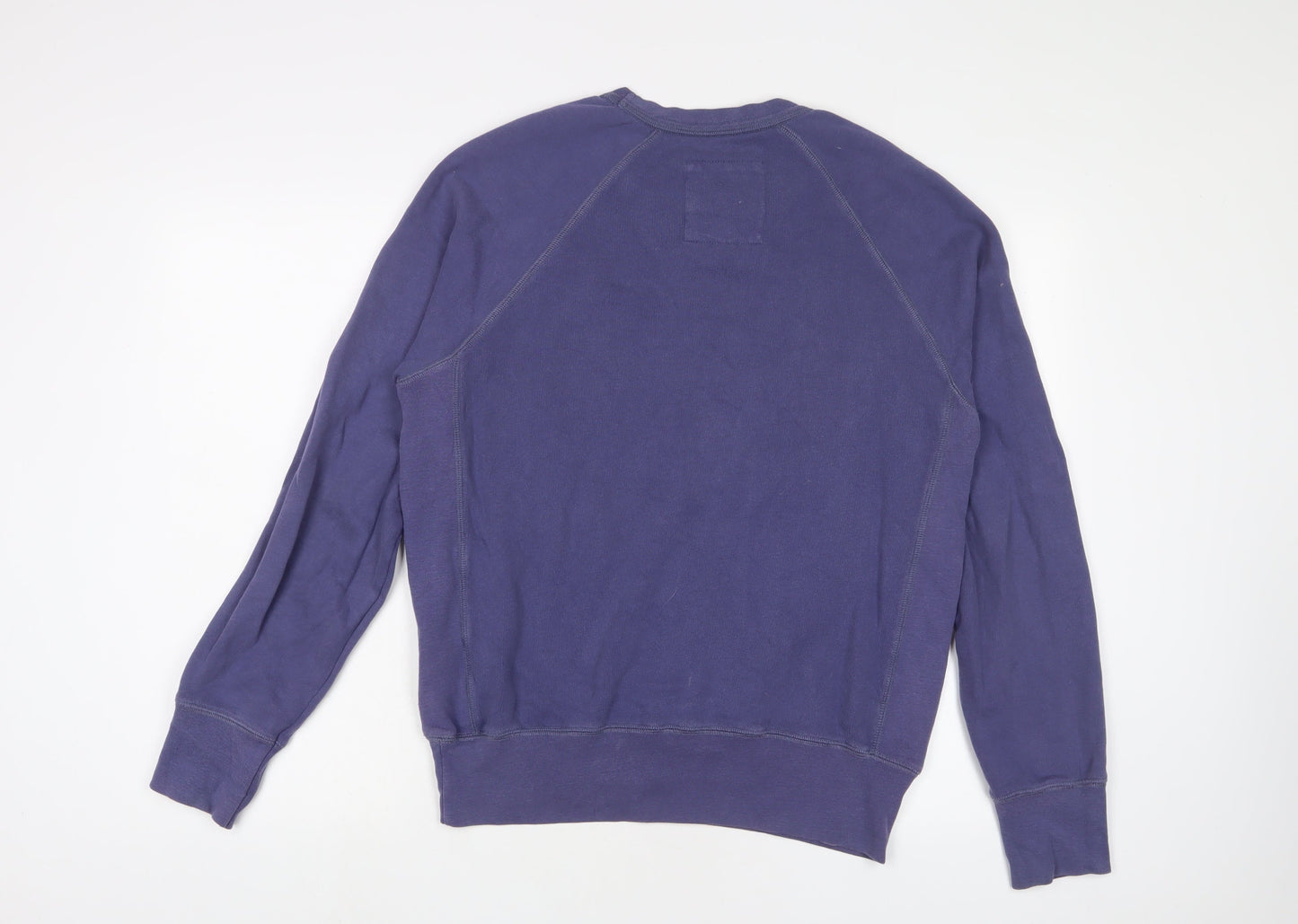 Franklin & Marshall Mens Purple Cotton Pullover Sweatshirt Size S