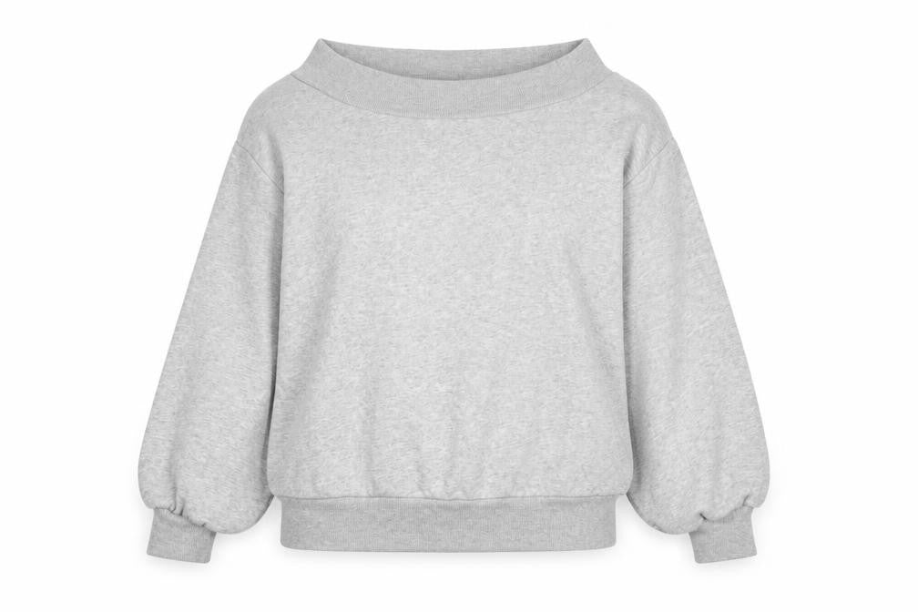 H&M Womens Grey Cotton Pullover Sweatshirt Size M Pullover