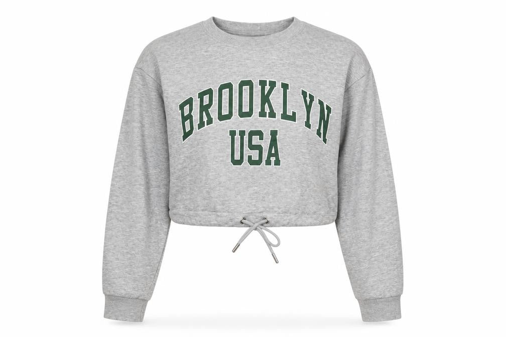 Bershka Womens Grey Cotton Pullover Sweatshirt Size XS Pullover