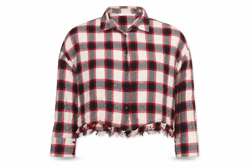 Zara Womens Multicoloured Check Cotton Basic Button-Up Size XL Collared