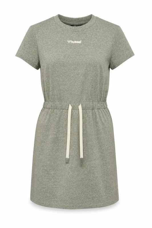Hummel Womens Grey Polyester Trapeze & Swing Size S Round Neck Pullover