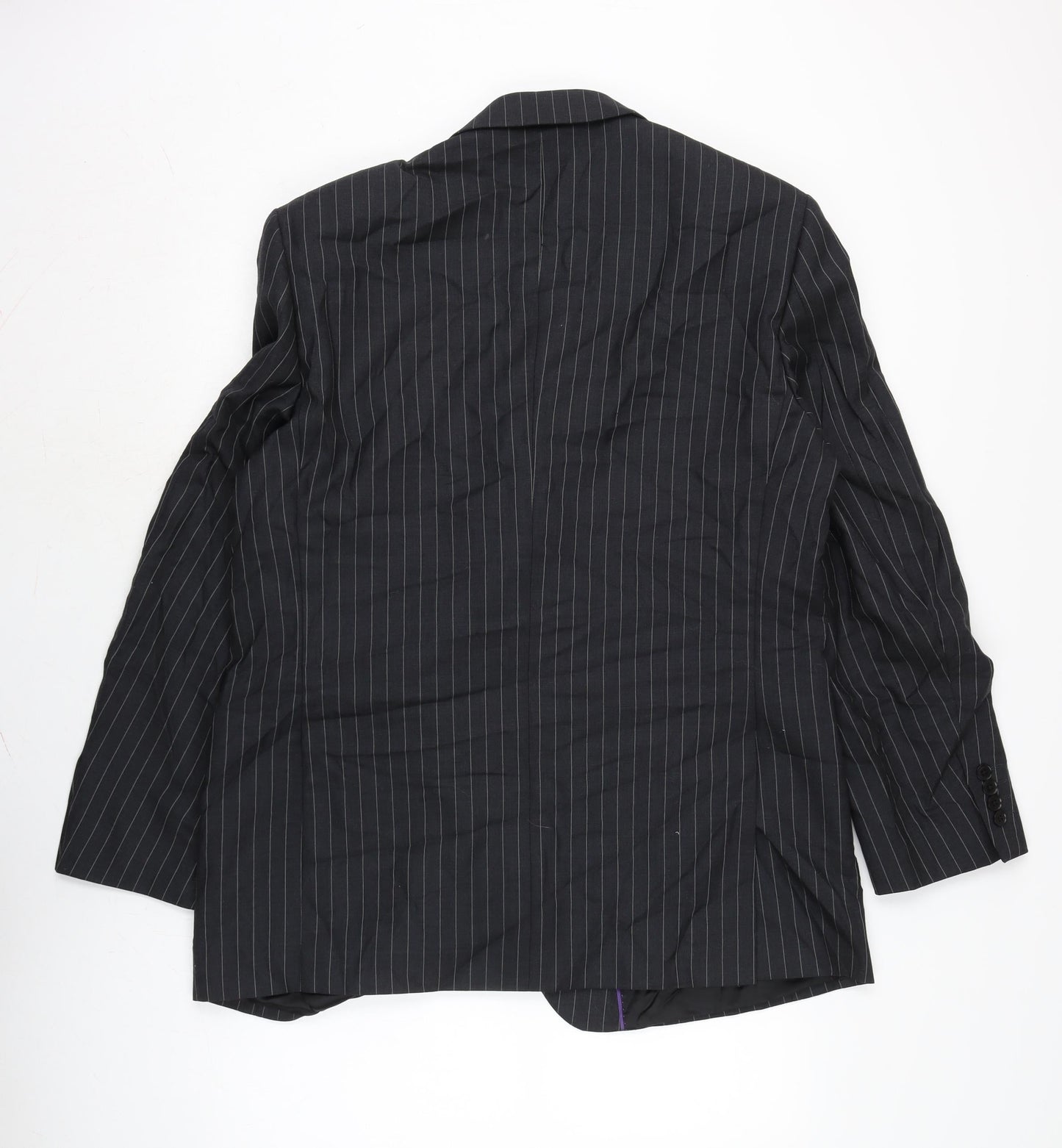 Brook Taverner Mens Black Jacket Size 44 Button