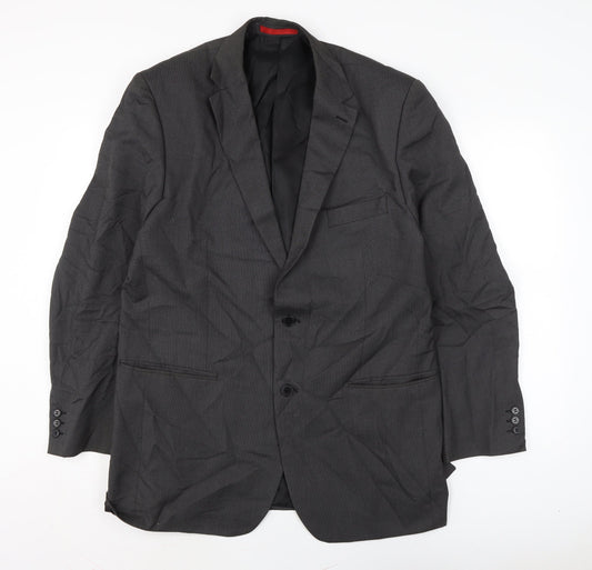 Burton Mens Grey Jacket Size 44 Button