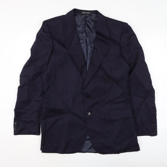 HC Pearson Mens Blue Jacket Size 42 Button