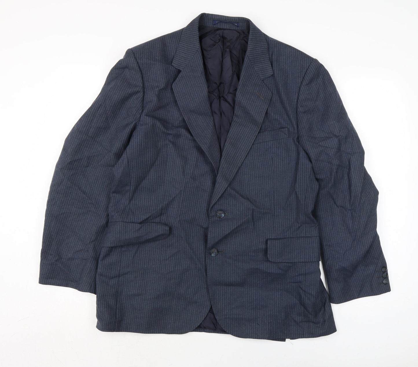 Dunn & Co Mens Blue Jacket Size 44 Button