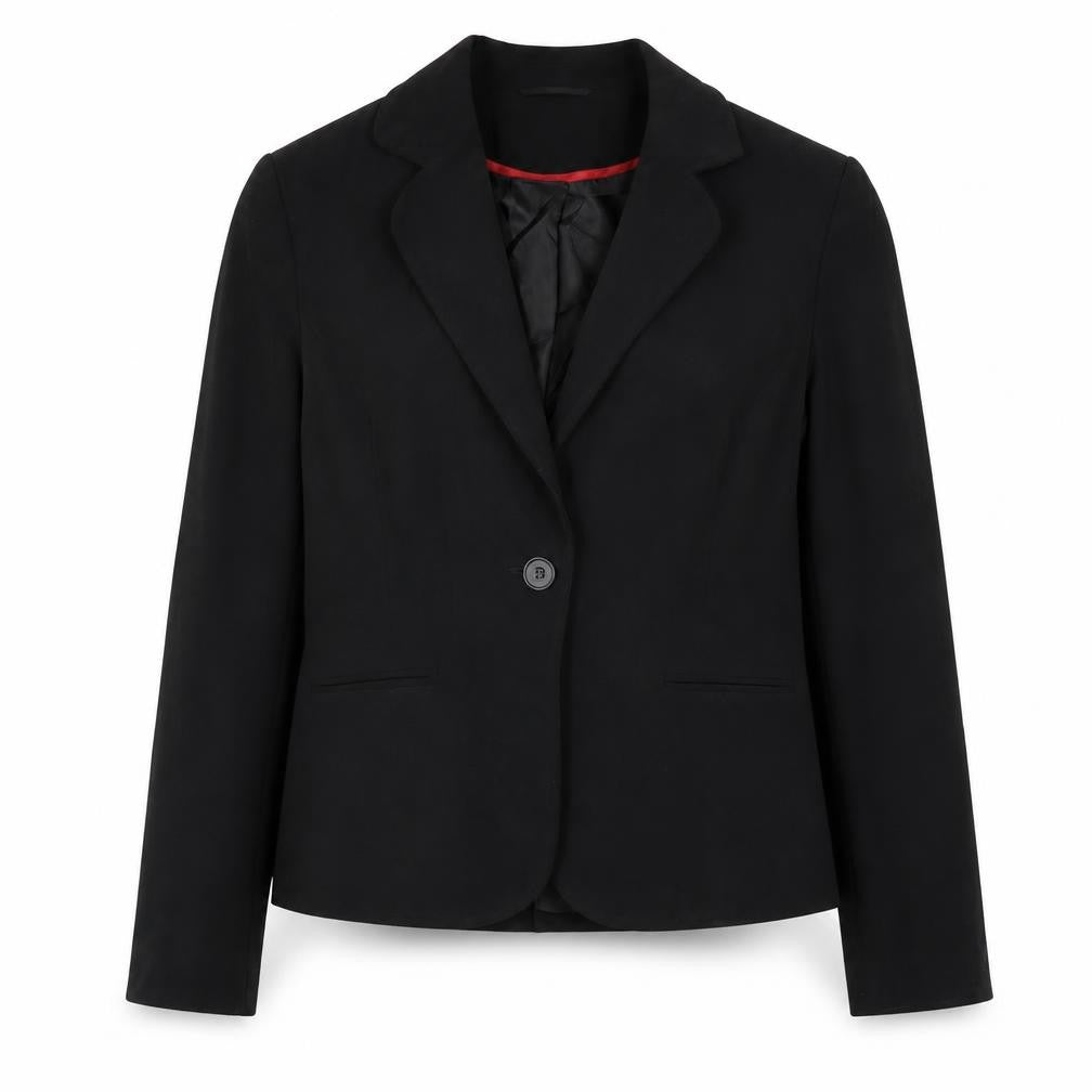 Evil Womens Black Jacket Size 16 Button