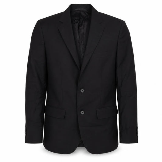 Flannels Mens Black Jacket Size 40 Button