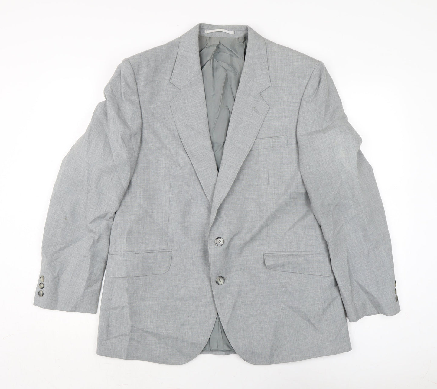 Louis Tabre Mens Grey Jacket Size 3XL Button