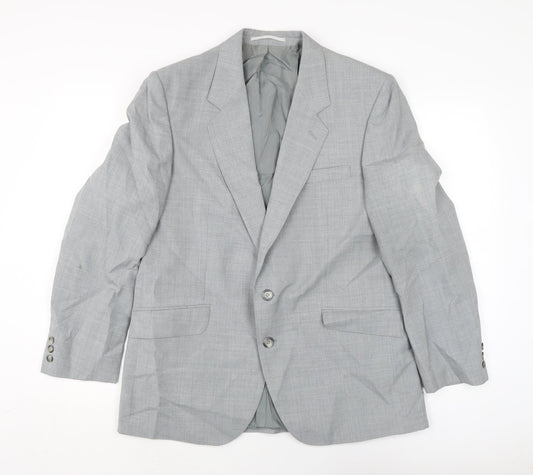 Louis Tabre Mens Grey Jacket Size 3XL Button