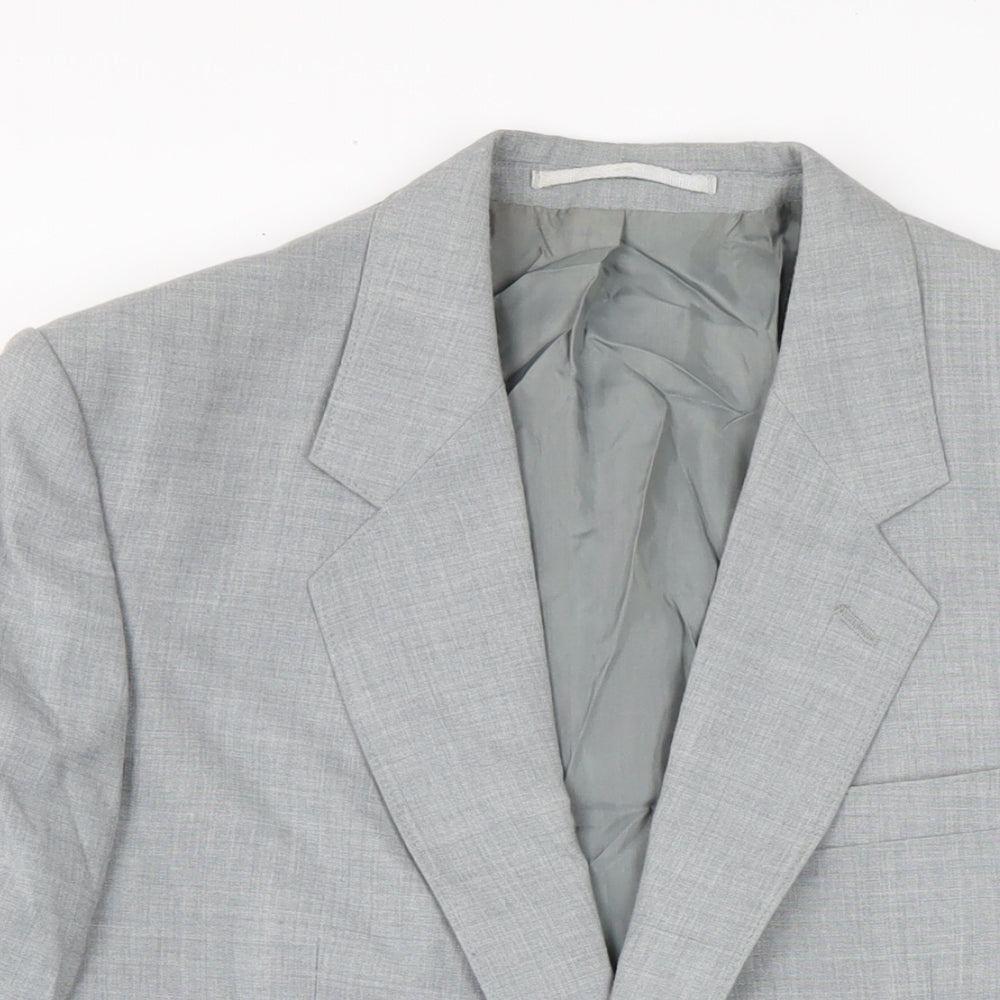 Louis Tabre Mens Grey Jacket Size 3XL Button