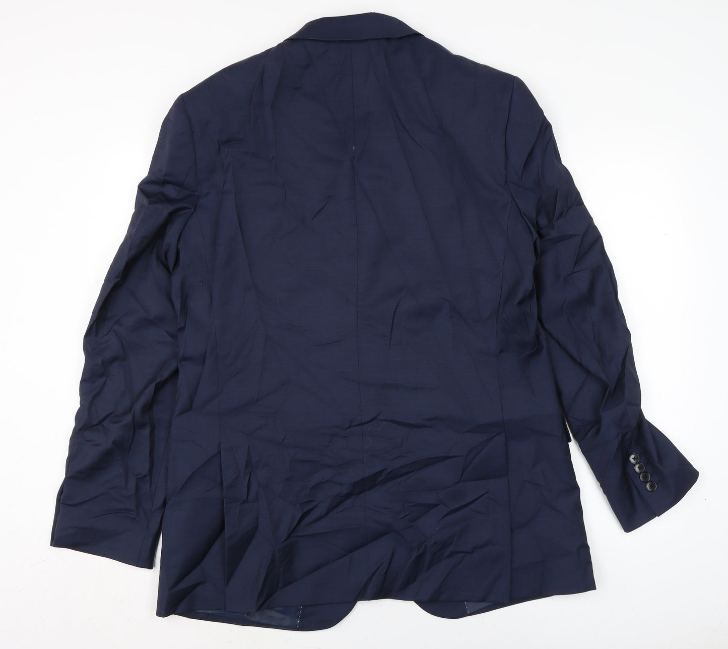 Autograph Mens Blue Jacket Size 42 Button