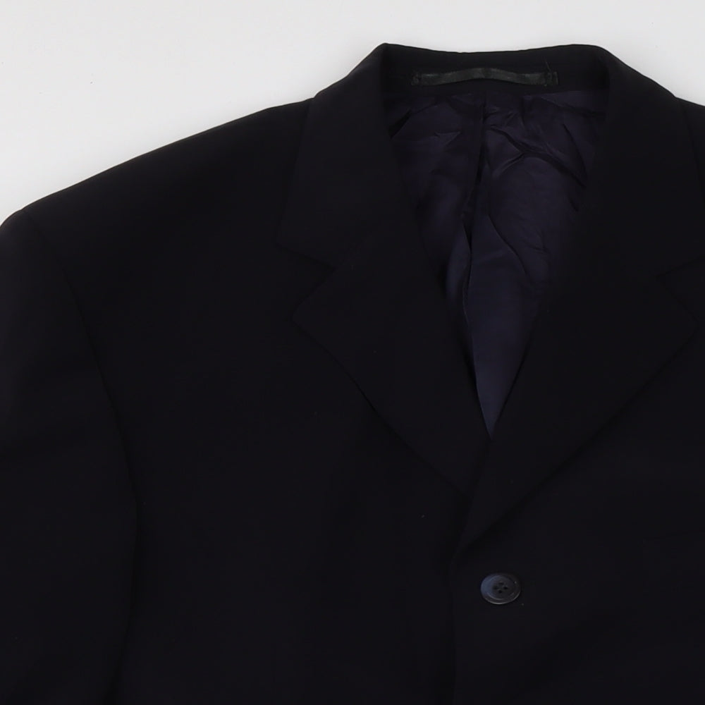 obvious Mens Blue Jacket Size 46 Button