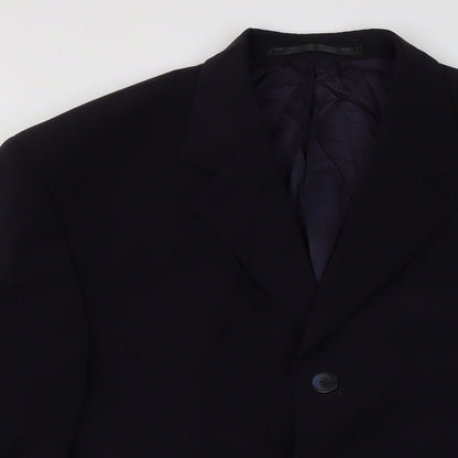 obvious Mens Blue Jacket Size 46 Button