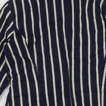 Next Womens Blue Jacket Size 8 Button