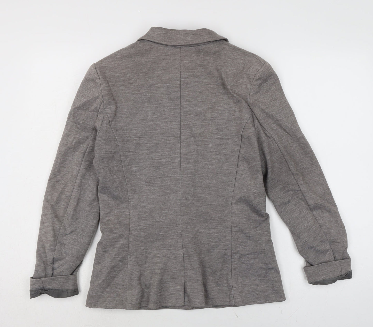 H&M Womens Grey Jacket Size 8 Button
