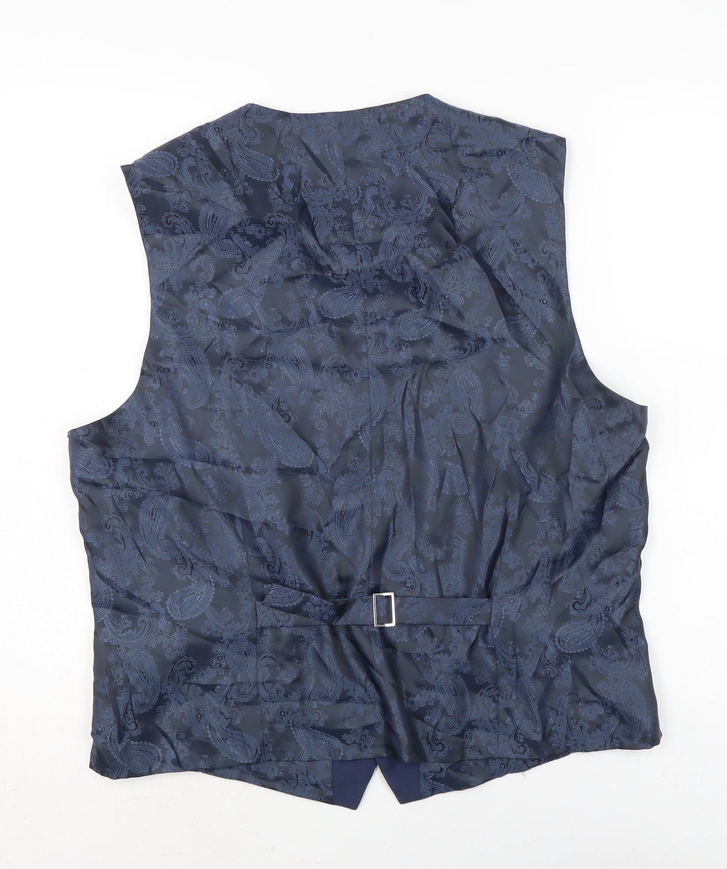 Ocassions Mens Blue Jacket Waistcoat Size 42 Button
