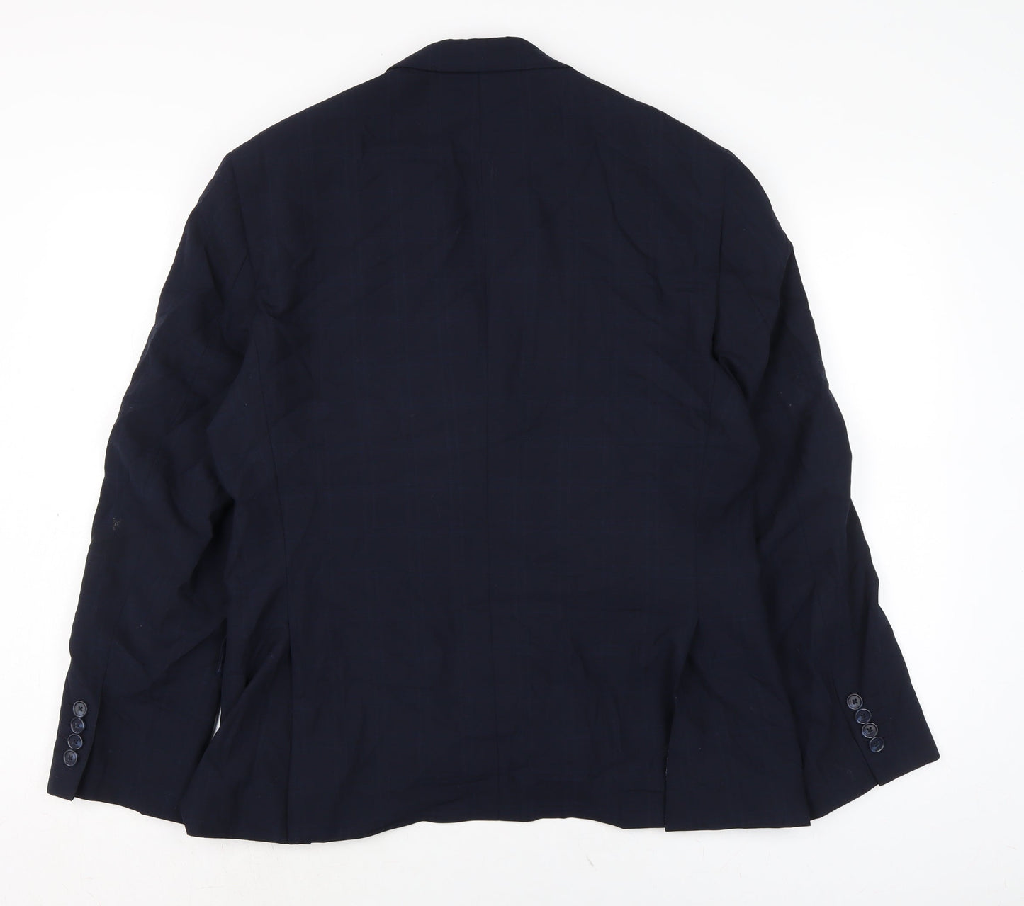 Marks and Spencer Mens Blue Gilet Jacket Size 40 Button