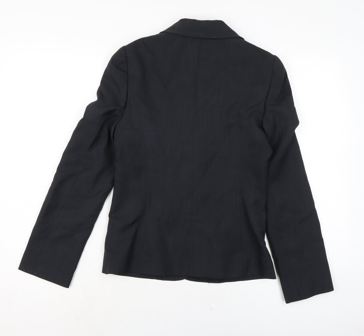 Papaya Womens Black Jacket Size 8 Button