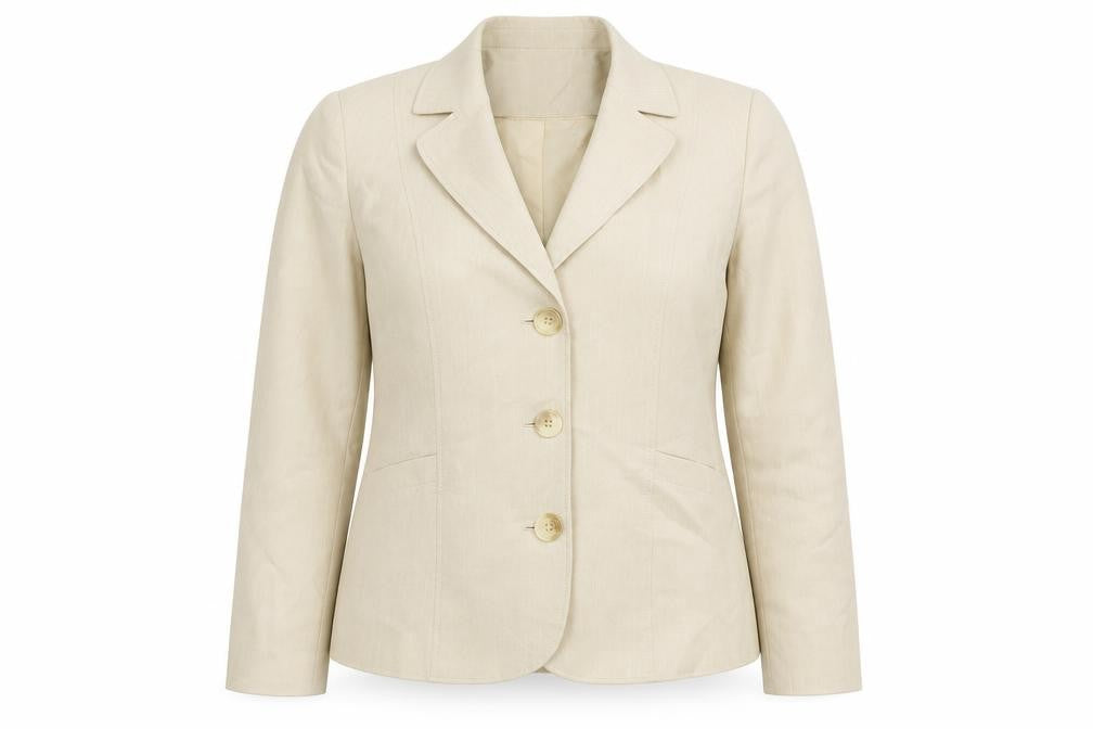 BHS Womens Beige Jacket Size 10 Button