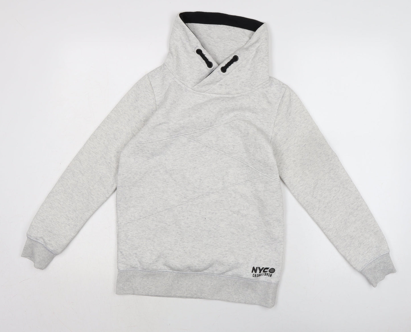 chapter young Boys Grey Cotton Pullover Sweatshirt Size 11-12 Years