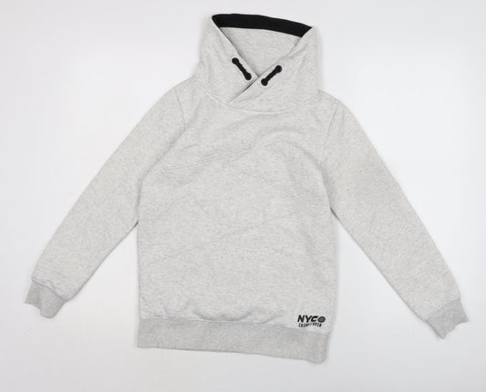 chapter young Boys Grey Cotton Pullover Sweatshirt Size 11-12 Years