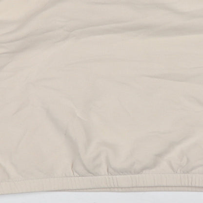 Marks & Spencer Girls Ivory Cotton Pullover Sweatshirt Size 12-13 Years