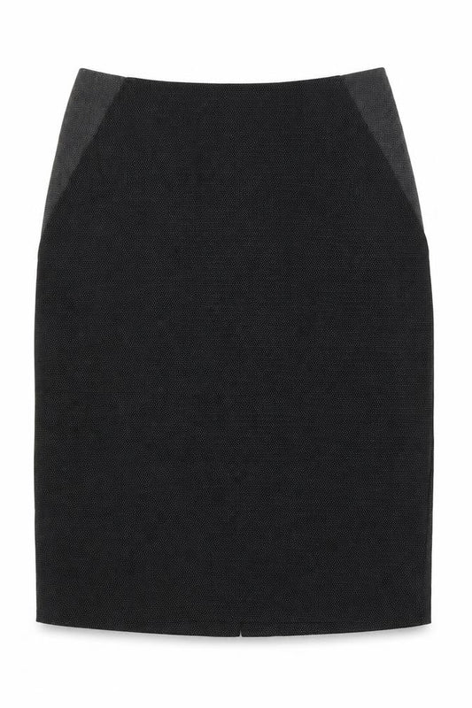 Next Womens Grey Polyester Straight & Pencil Skirt Size 6 Zip