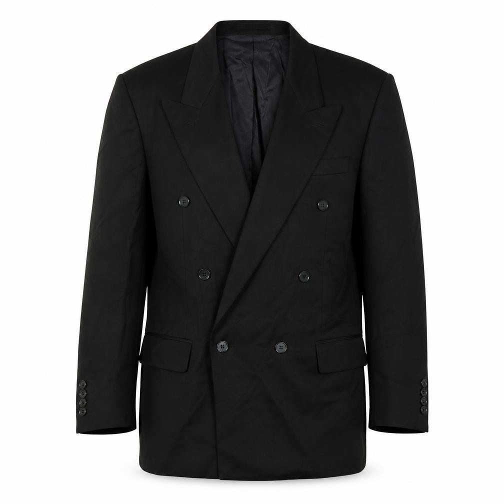 James Barry Mens Black Polyester Jacket Suit Jacket Size 40 Regular