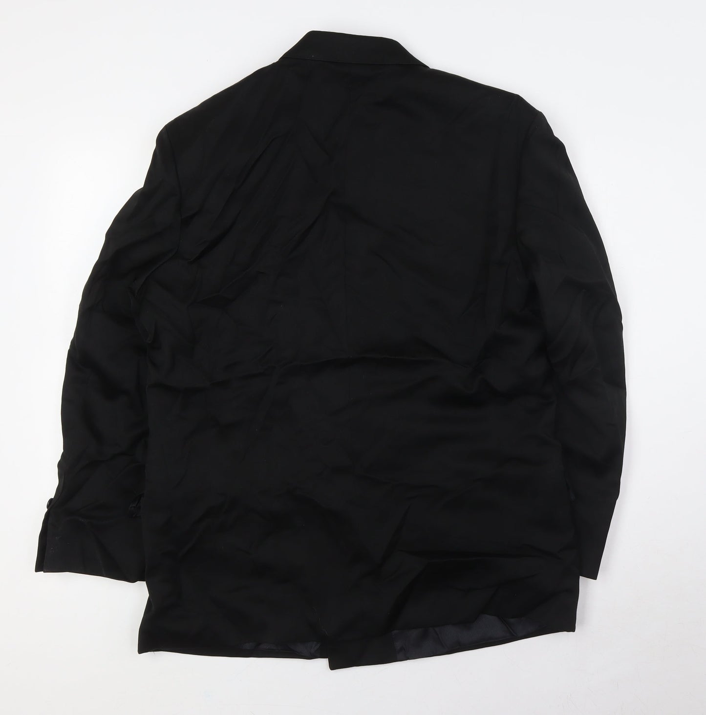James Barry Mens Black Polyester Jacket Suit Jacket Size 40 Regular