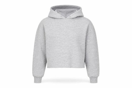 915 Generation Girls Grey Polyester Pullover Hoodie Size 12-13 Years - Raw Hem