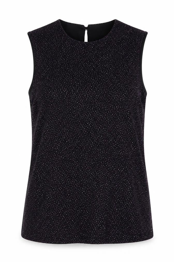 Dorothy Perkins Womens Black Polyester Basic T-Shirt Size 10 Round Neck