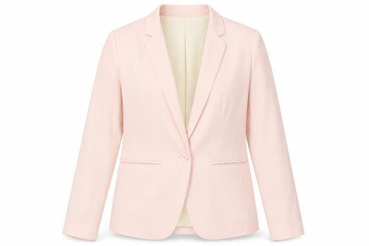 New Look Womens Pink Jacket Blazer Size 10 Button
