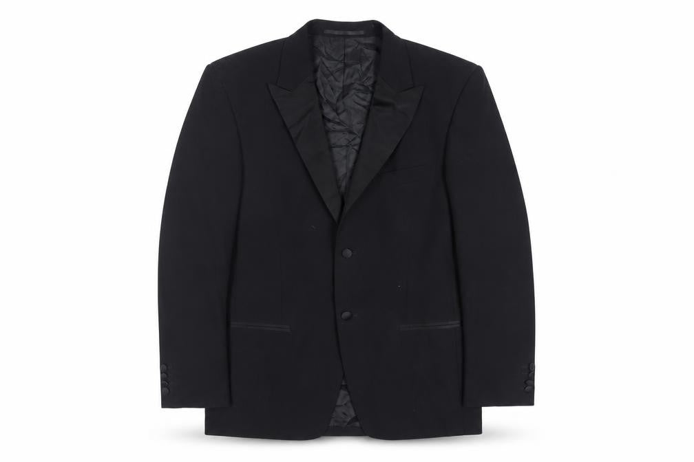 Cecil Gee Mens Black Wool Jacket Suit Jacket Size 38 Regular
