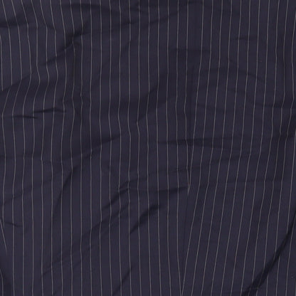Next Mens Blue Striped Wool Jacket Suit Jacket Size 42 Regular