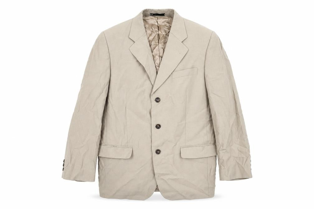 BHS Mens Beige Lyocell Jacket Suit Jacket Size 40 Regular