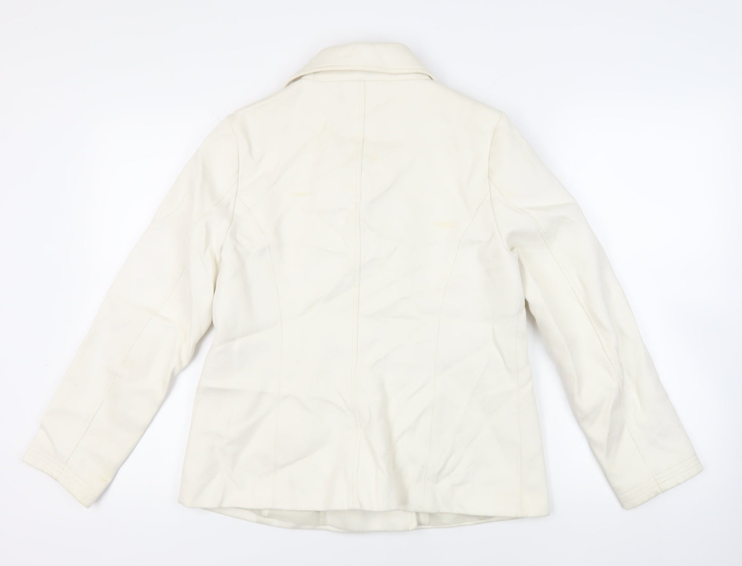 Gap Womens Ivory Jacket Size M Button