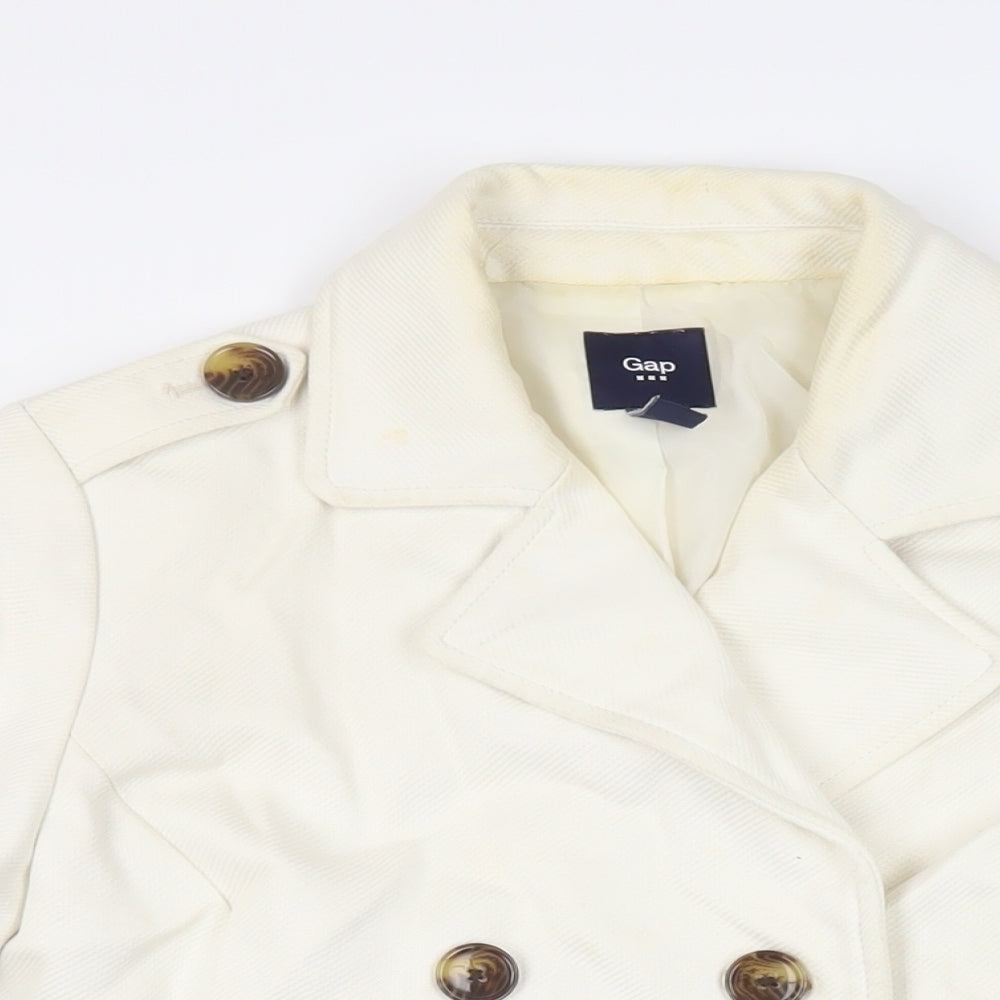Gap Womens Ivory Jacket Size M Button