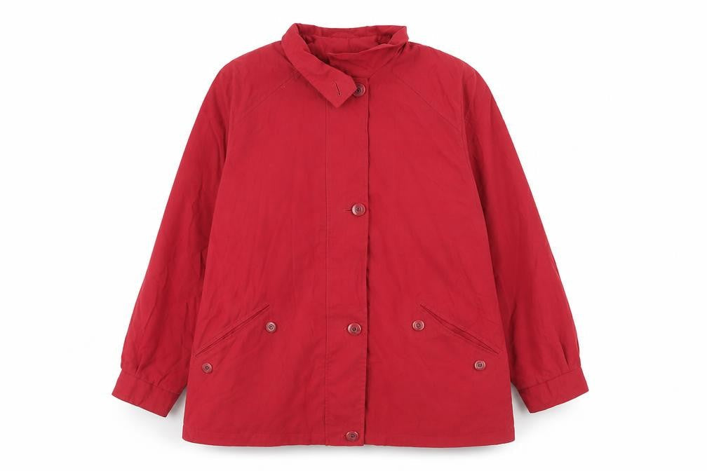 Marks & Spencer Womens Red Jacket Size 18 Zip - Lightweight
