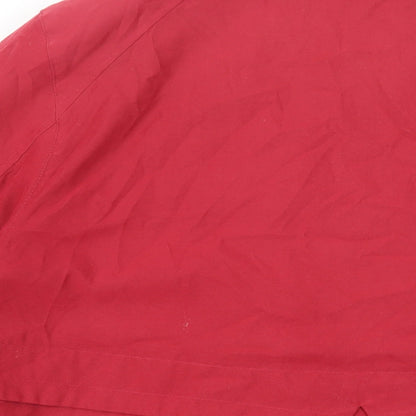 Marks & Spencer Womens Red Jacket Size 18 Zip - Lightweight