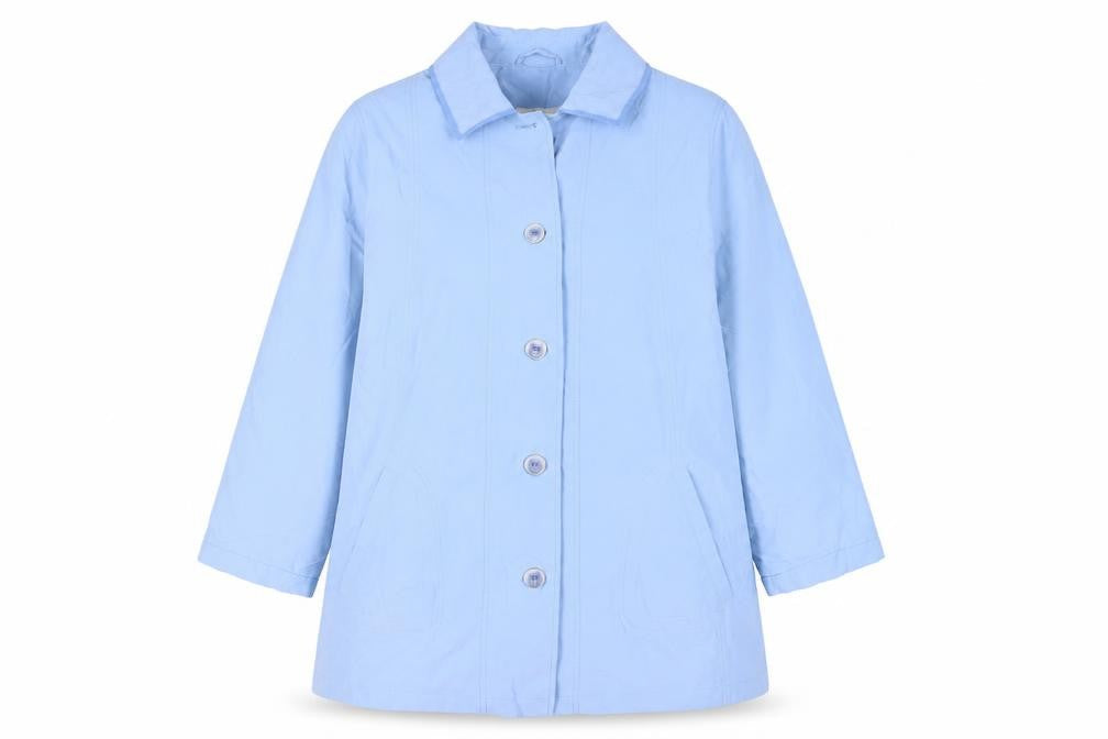 EWM Womens Blue Jacket Size 22 Button - Lightweight