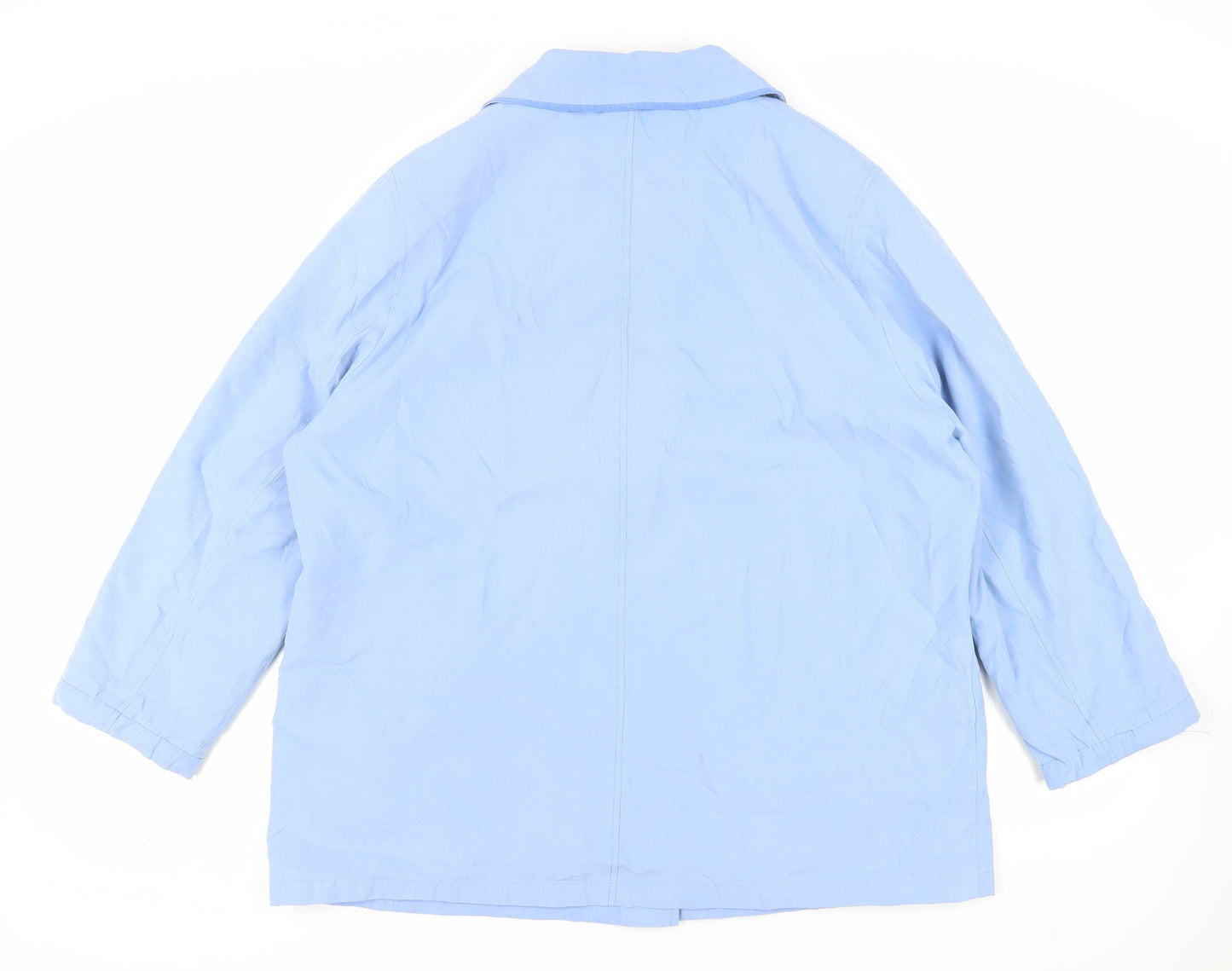 EWM Womens Blue Jacket Size 22 Button - Lightweight