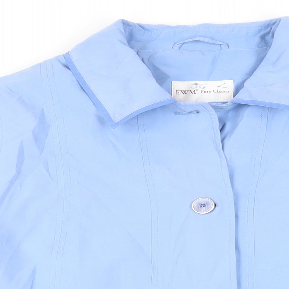 EWM Womens Blue Jacket Size 22 Button - Lightweight
