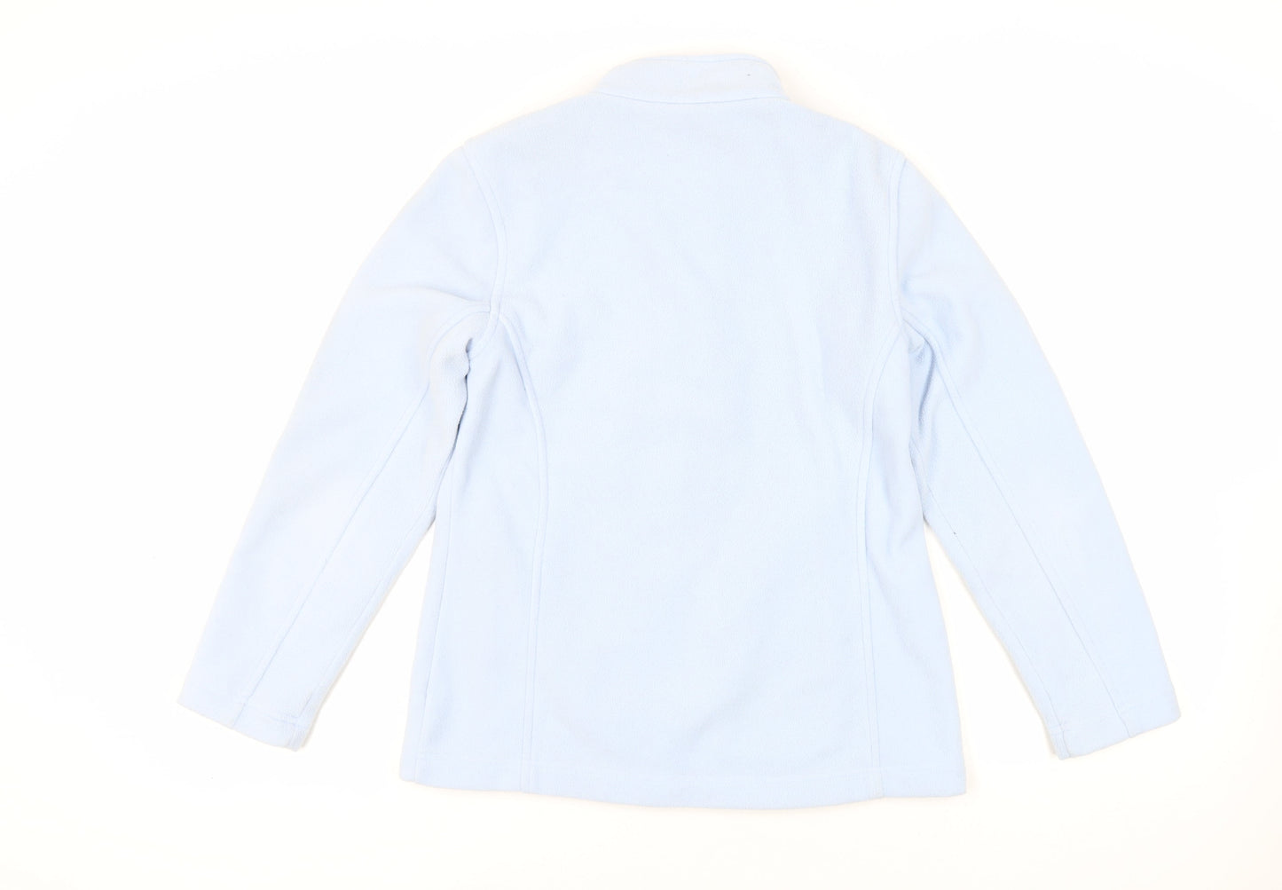 Marks and Spencer Womens Blue Jacket Size 10 Zip - Lightweight