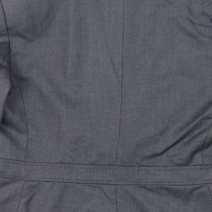 Koton Womens Grey Jacket Blazer Size 8 Hook & Eye