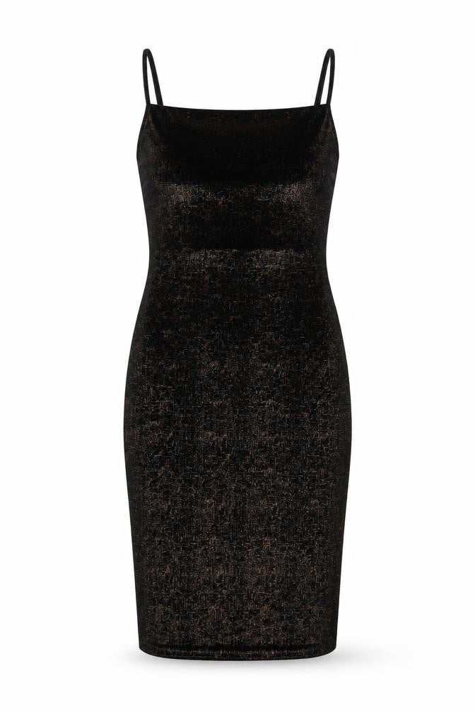 Miss Selfridge Womens Black Polyester Bodycon Size 6 Square Neck Pullover
